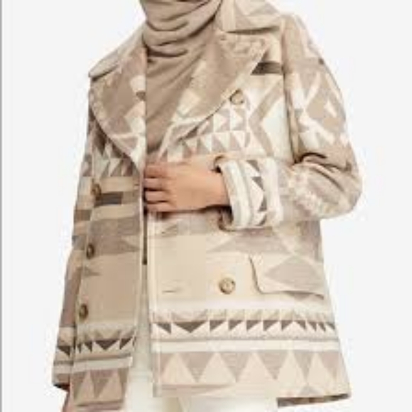 Polo Ralph Lauren Jackets & Blazers - Ralph Lauren Geo Southwestern Pea Coat Jacket